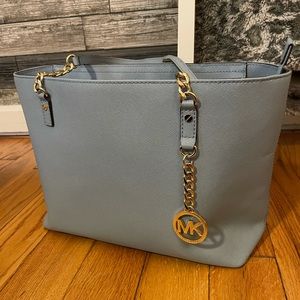 Michael Kors: Pale Blue MICHAEL Michael Kors Tot Bag